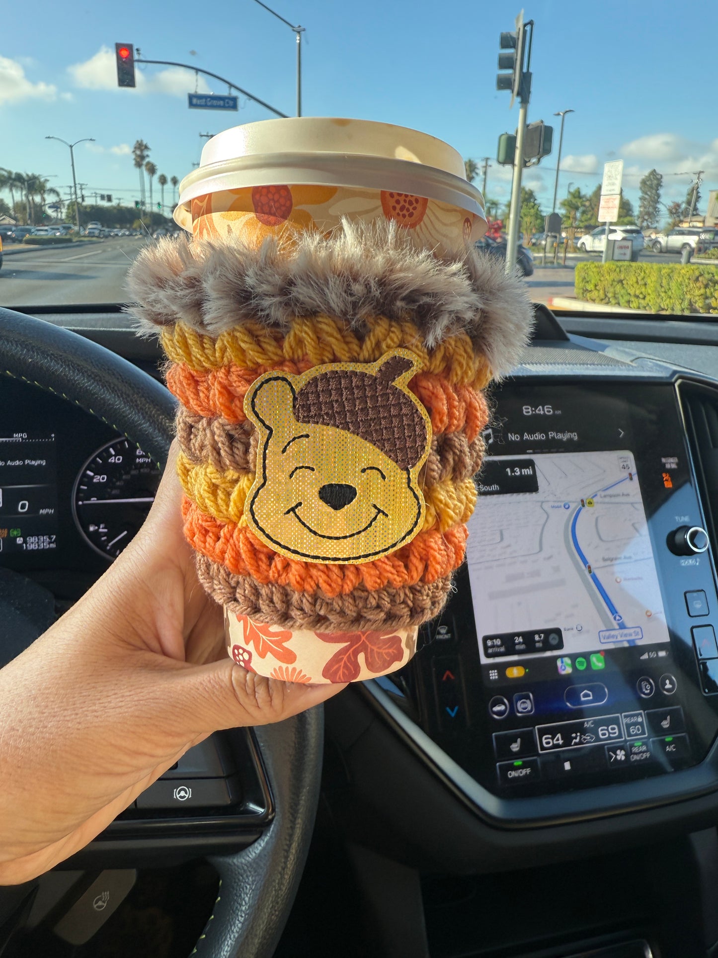 Fall Hunny Bear Cozy